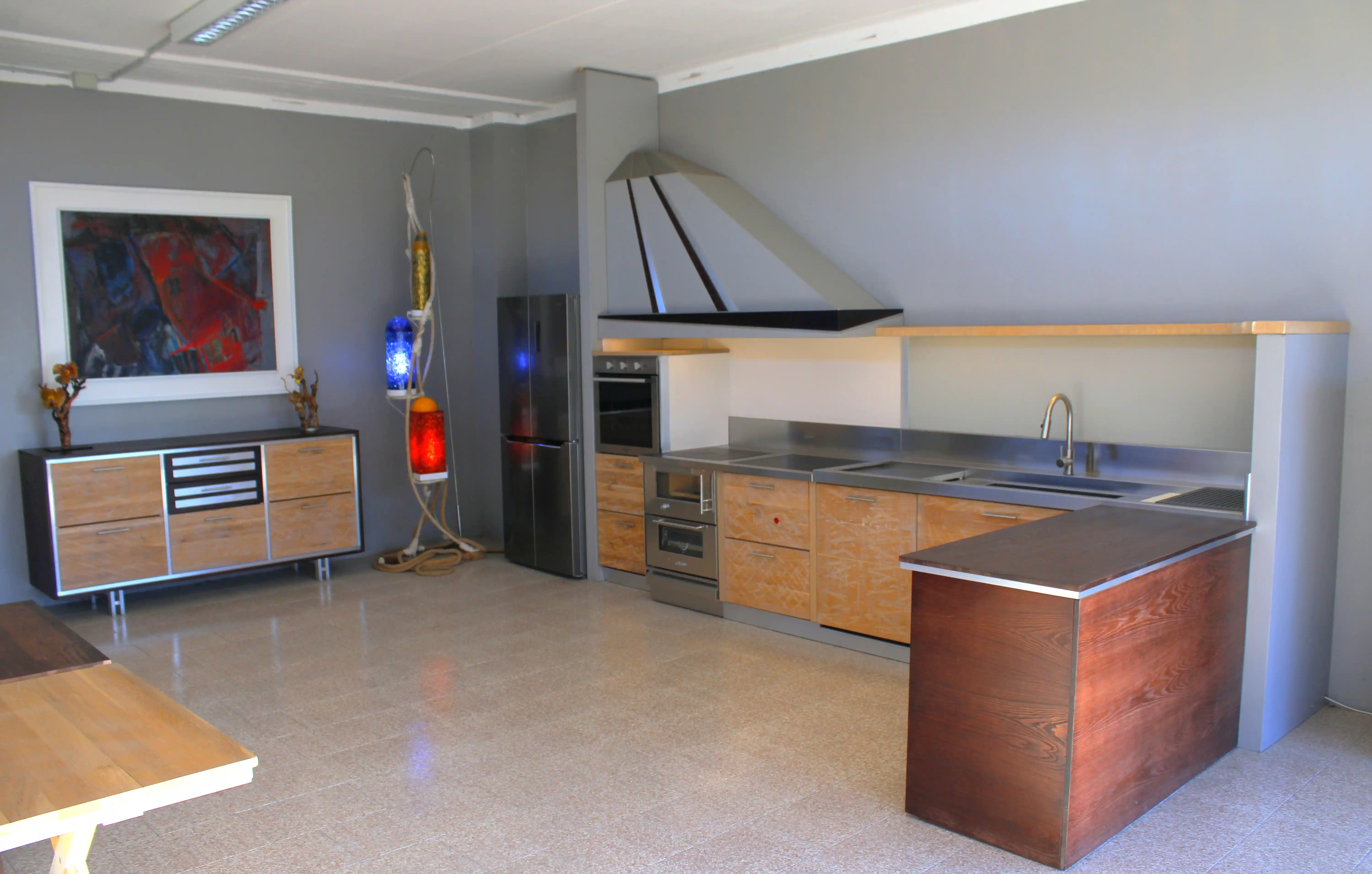 Cucina completa Design Moderno - Vista completa