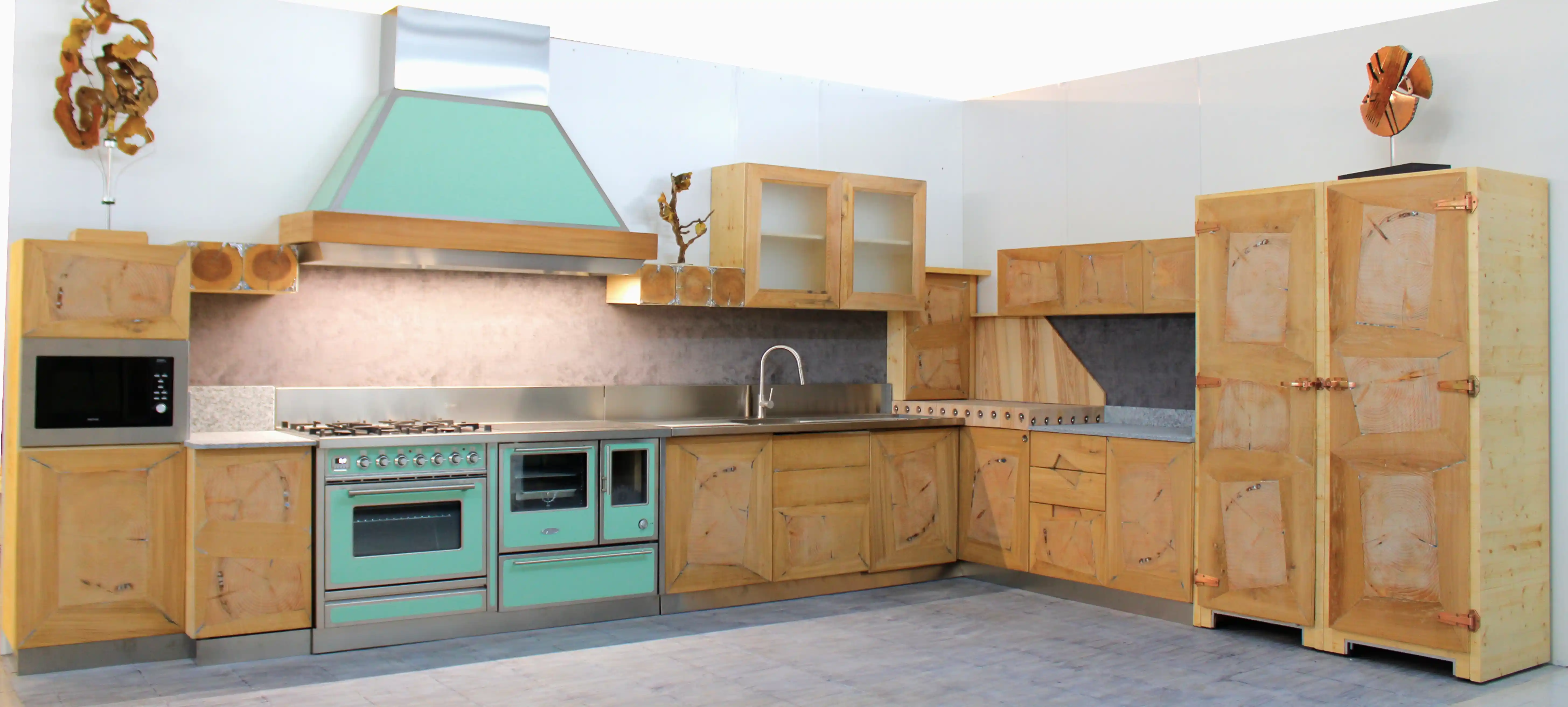 Cucina completa Serie Cedro - Vista panoramica