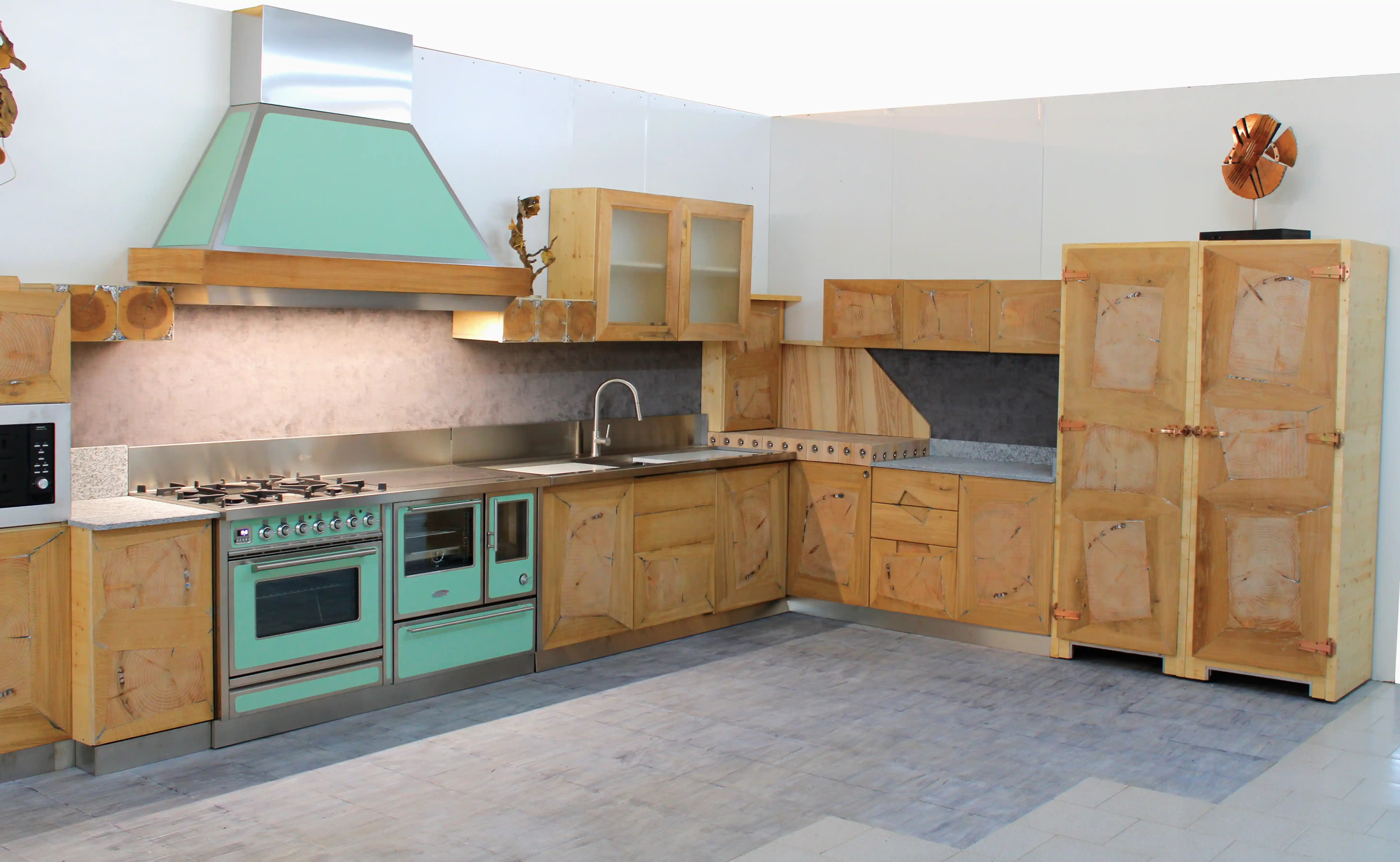 Cucina completa Serie Cedro - Vista destra