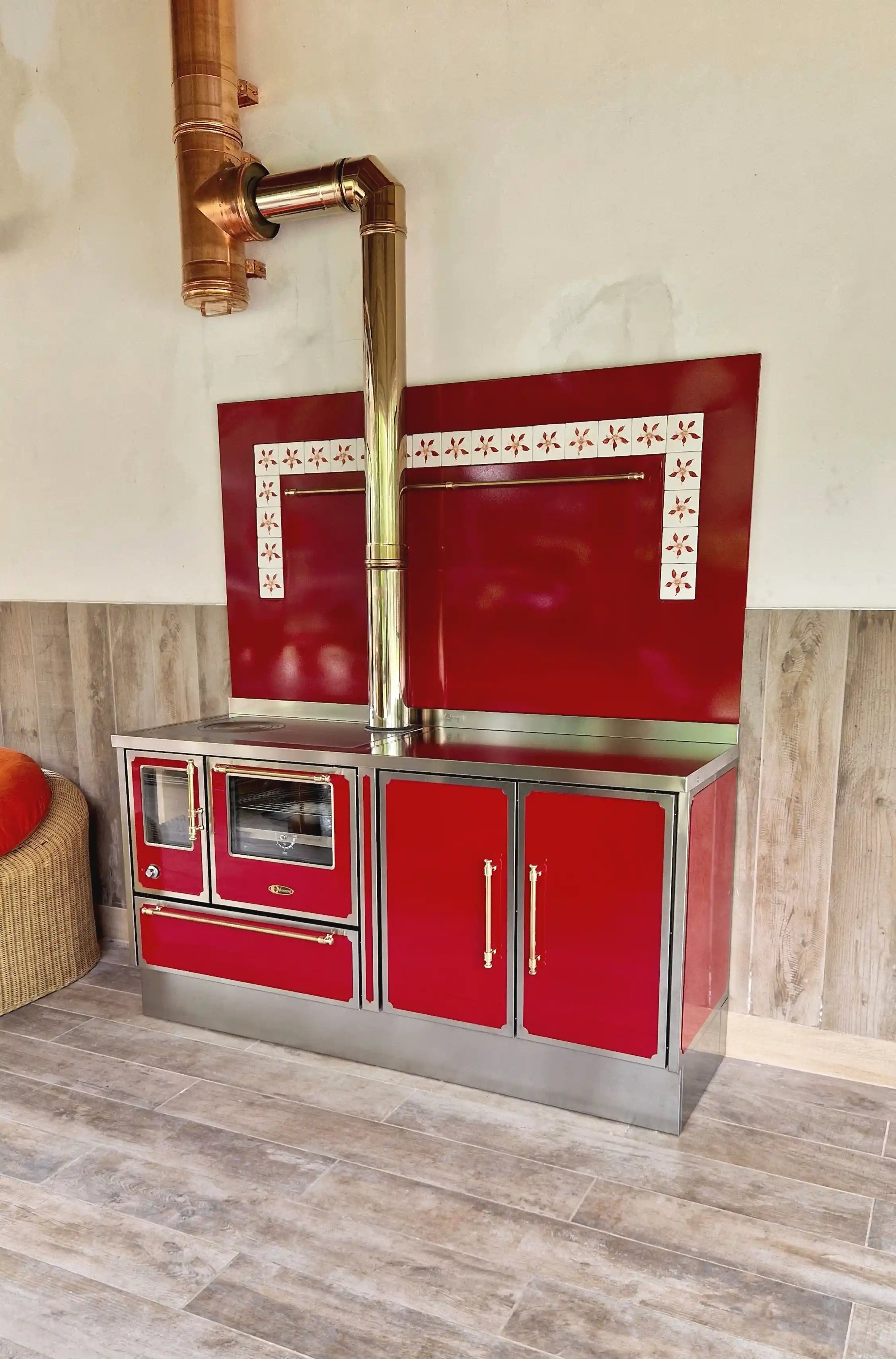 Cucina mod. XL90 con piano di lavoro