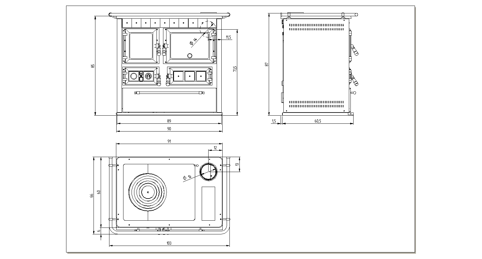 Disegni e misure Jessica FC