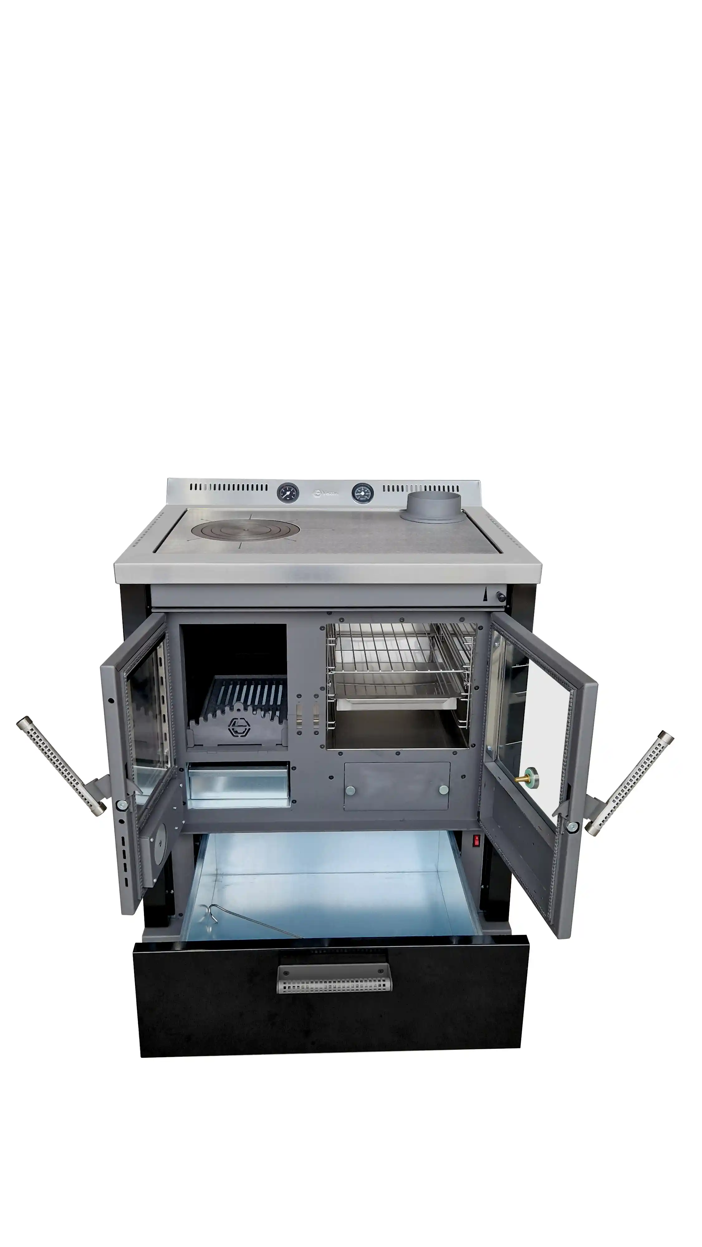 Vista panoramica termocucina a legna IDRO Dama FC